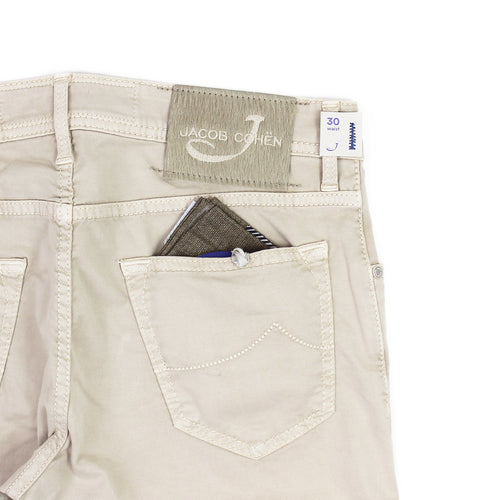 Jacob Cohen - J622 Comf Slim Fit Chino Jeans in Beige - Nigel Clare