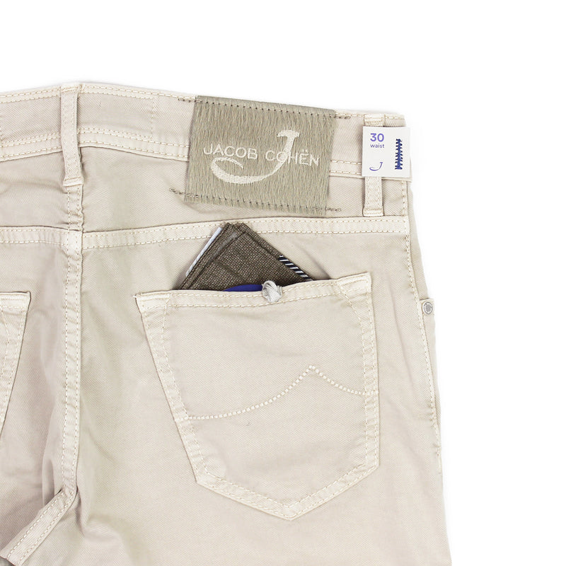 Jacob Cohen - J622 Comf Slim Fit Chino Jeans in Beige | Nigel Clare