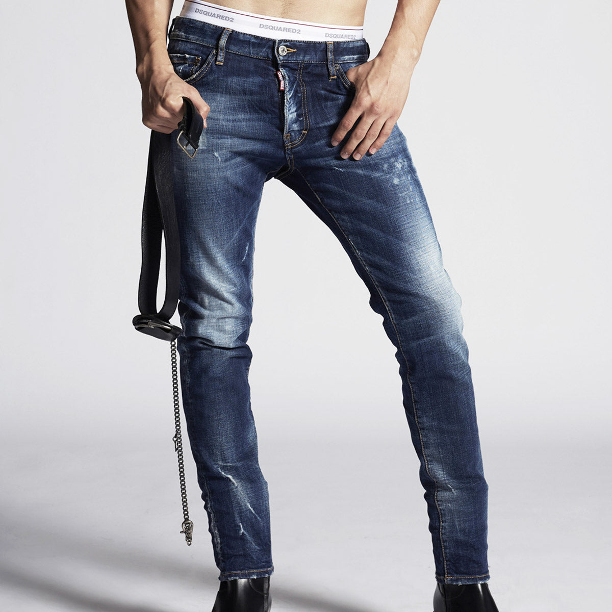 DSQUARED2 - Dark 4 Wash Cool Guy Jeans in Blue | Nigel Clare