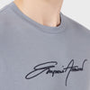 Emporio Armani - Signature Logo T-Shirt in Slate Grey - Nigel Clare