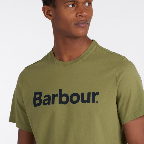 Barbour - Logo T-Shirt in Burnt Olive - Nigel Clare