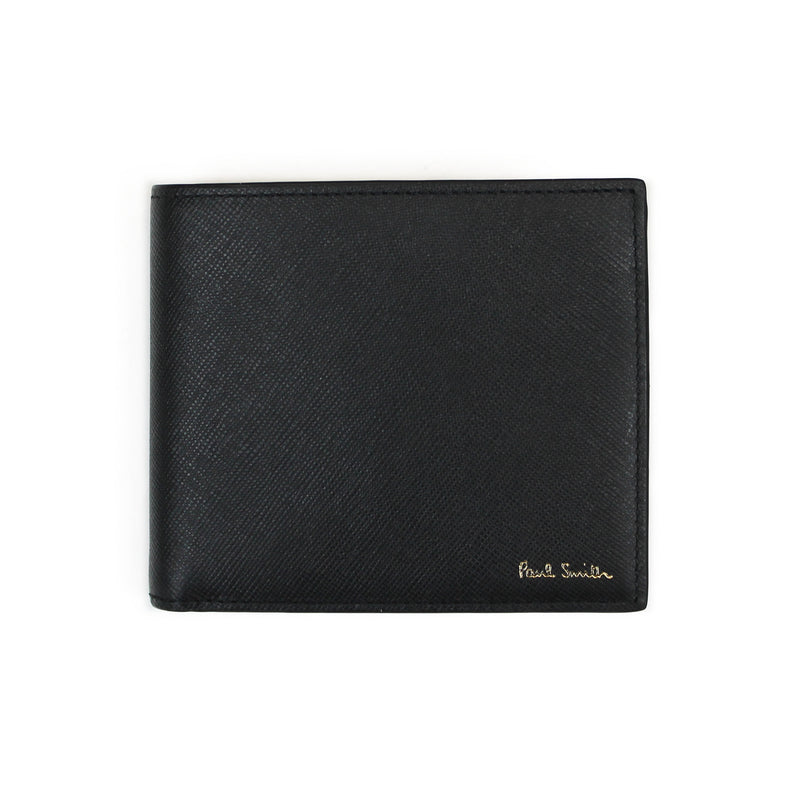Paul Smith - 'Racing Mini' Print Leather Wallet in Black - Nigel Clare
