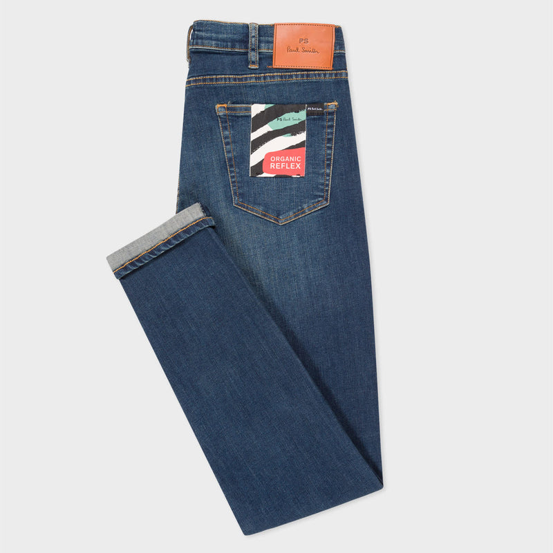 PS Paul Smith - Slim Fit 'Organic Reflex' Jeans in Antique Wash - Nigel Clare