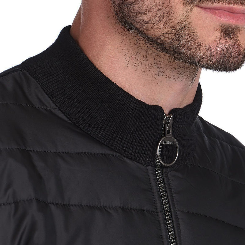 Barbour - Carn Baffle Zip Through Jacket in Black - Nigel Clare