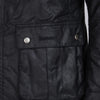 Barbour Intl - Duke Wax Jacket in Black - Nigel Clare