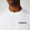 Napapijri - S-Surf Logo T-Shirt in White - Nigel Clare