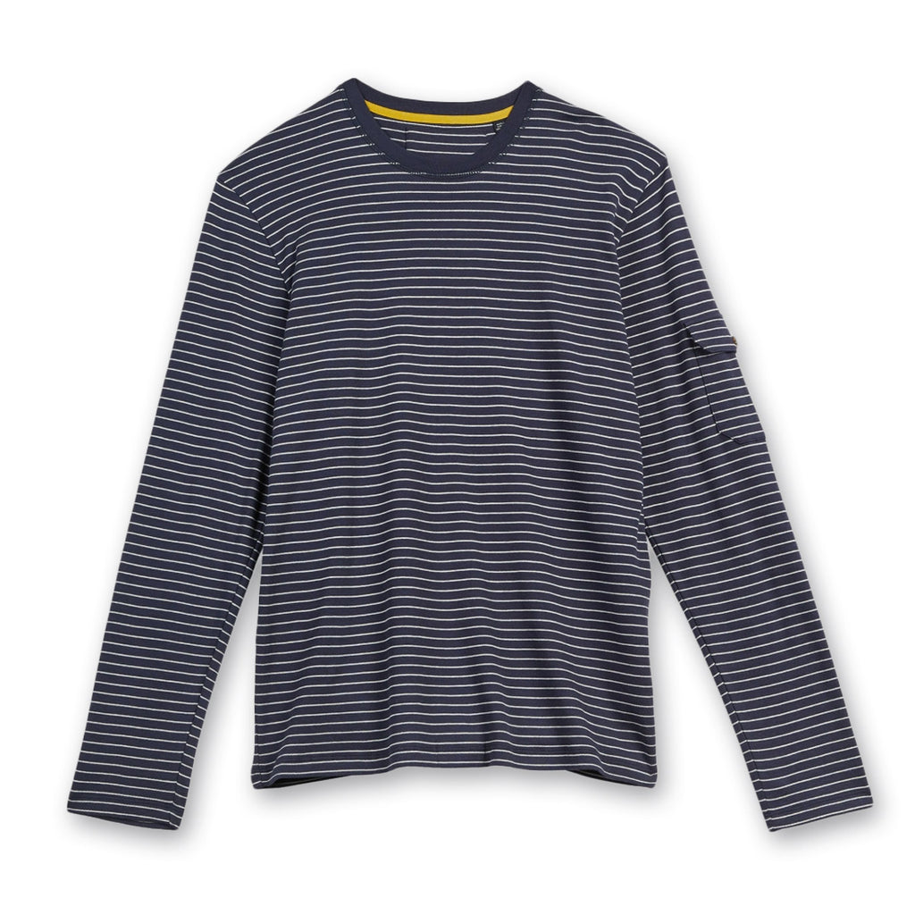 Ted Baker - MELTED LS Striped T-Shirt in Navy - Nigel Clare