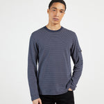 Ted Baker - MELTED LS Striped T-Shirt in Navy - Nigel Clare