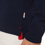 Orlebar Brown - Felix LS Tape Resort Polo Shirt in Navy - Nigel Clare