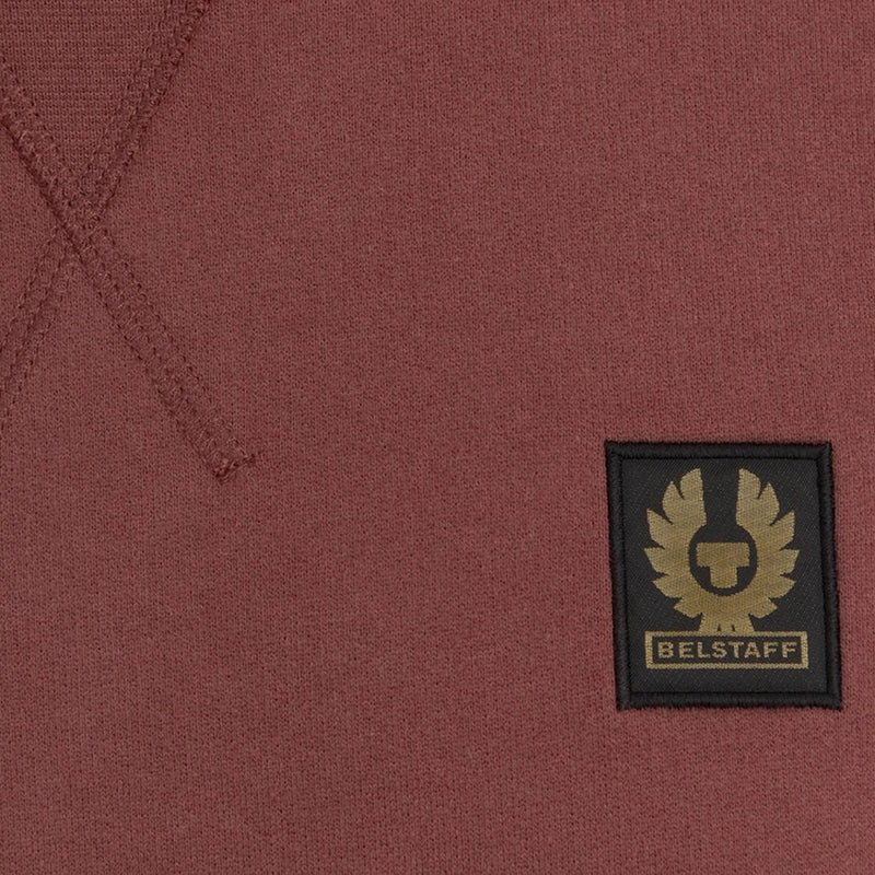 Belstaff - Patch Sweatshirt in Aubergine - Nigel Clare