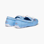 Swims - Braided Lace Loafers in Spray Blue - Nigel Clare