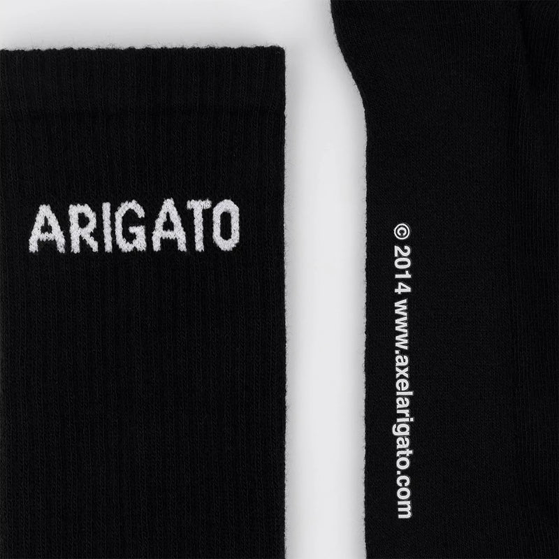 Axel Arigato - Tube Logo Socks in Black - Nigel Clare
