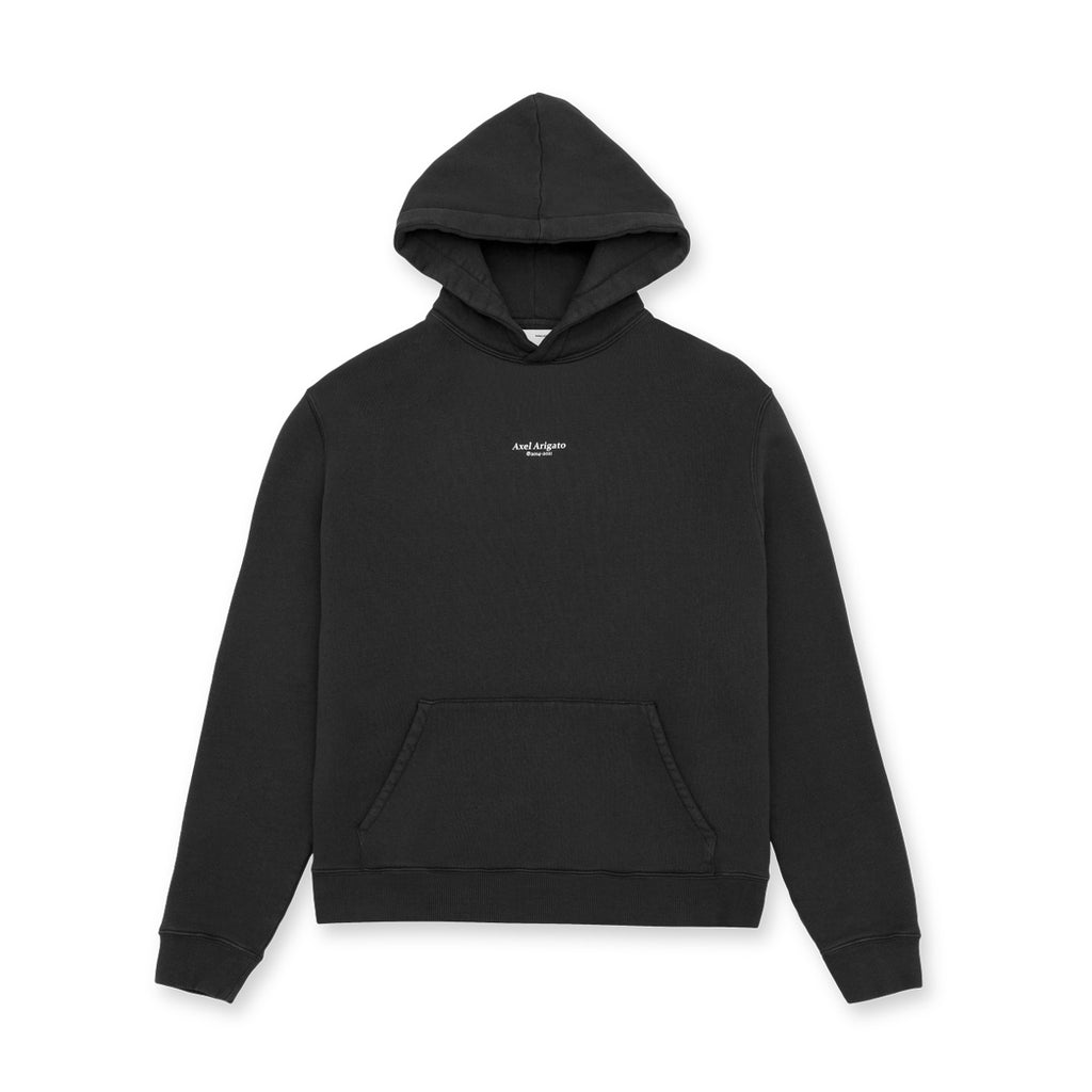 Axel Arigato - Focus Logo Hoodie in Faded Black - Nigel Clare