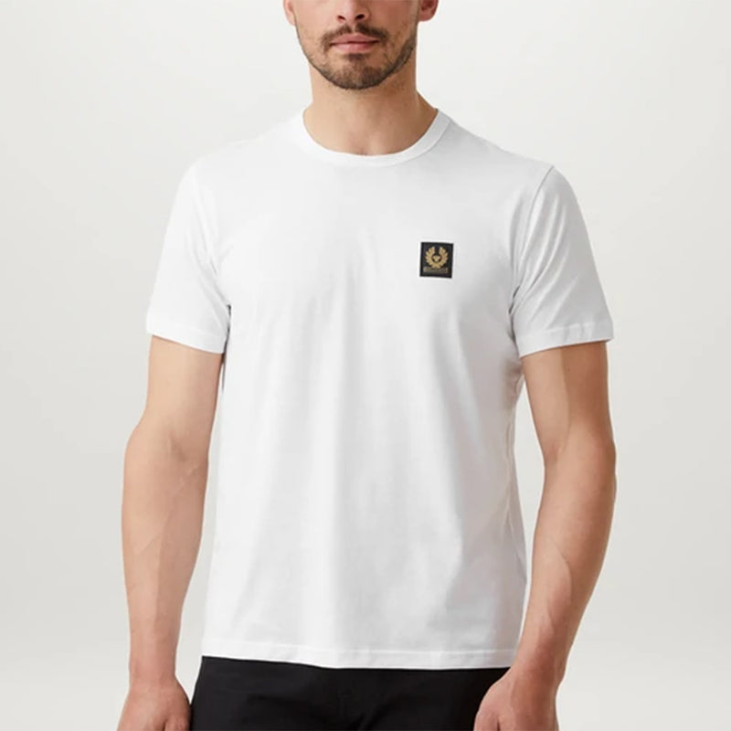 Belstaff - Patch T-Shirt in White - Nigel Clare
