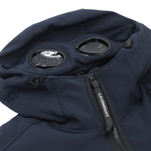 C.P. Company - Goggle Hooded Gilet in Navy - Nigel Clare