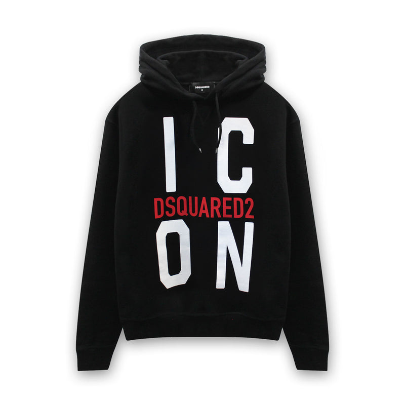 DSQUARED2 - Icon Hoodie in Black | Nigel Clare