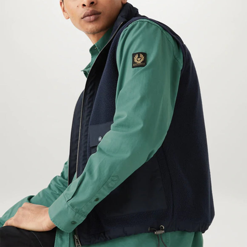 Belstaff - Pitch Shirt in Faded Teal - Nigel Clare