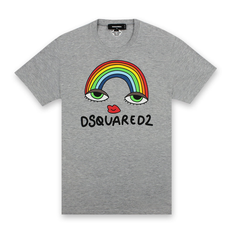 DSQUARED2 - Rainbow Cool T-Shirt in Grey - Nigel Clare