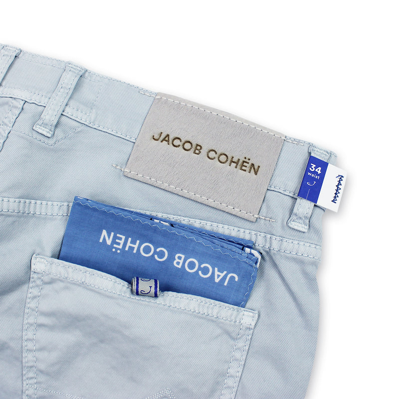 Jacob Cohen - Nicolas Slim Fit Shorts in Pale Blue - Nigel Clare