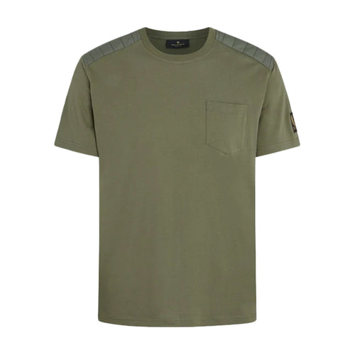 Belstaff - Racing T-Shirt in Pewter Green - Nigel Clare