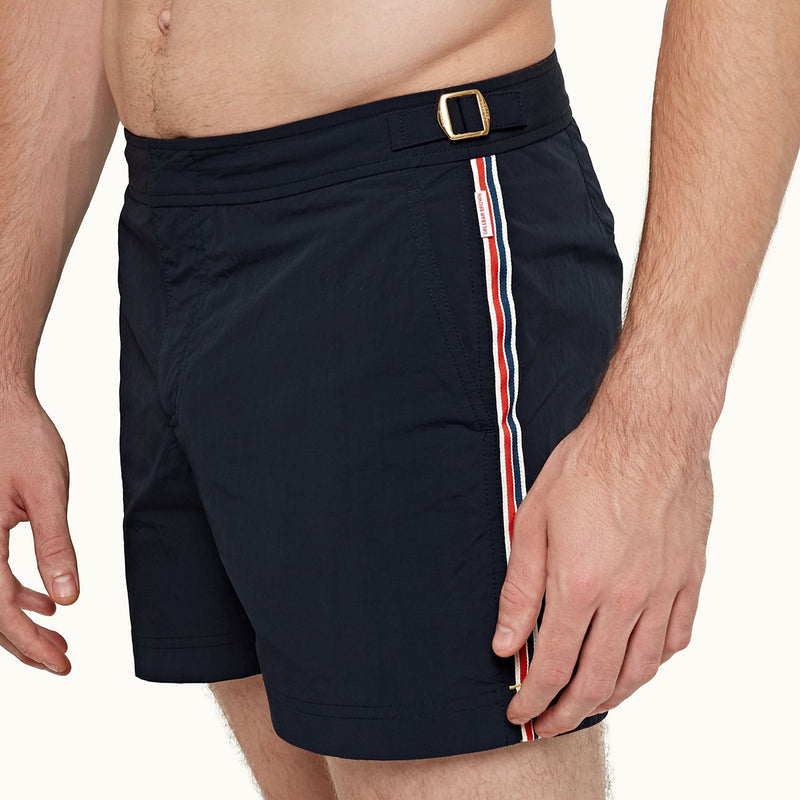 Orlebar Brown - Setter GT Tape Shorts in Ink - Nigel Clare