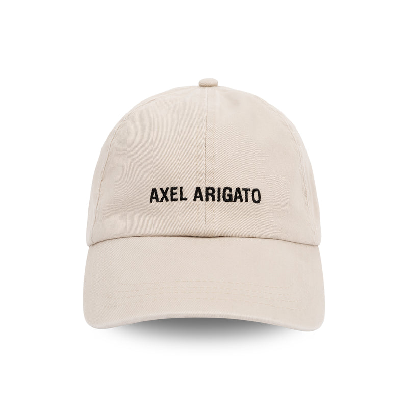 Axel Arigato - AA Logo Cap in Washed Beige - Nigel Clare