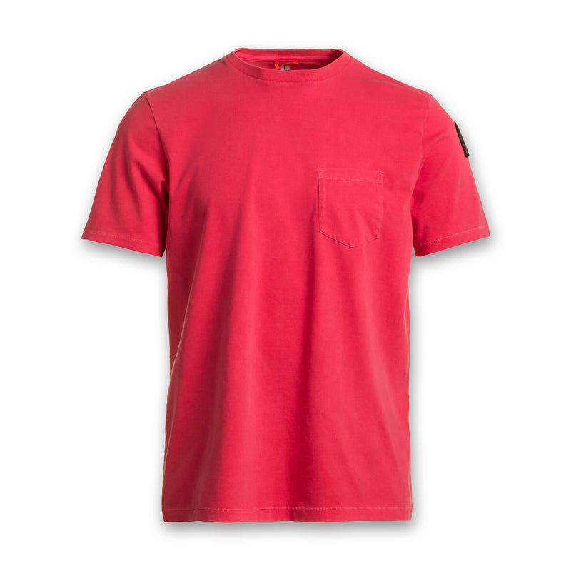 Parajumpers - Basic Pocket T-Shirt in Mars Red - Nigel Clare