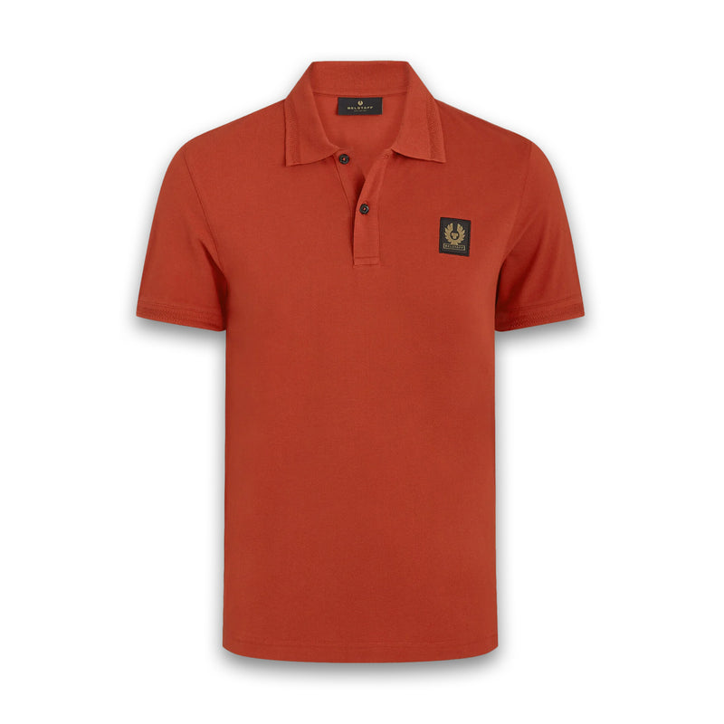 Belstaff - SS Polo Shirt in Red Ochre - Nigel Clare