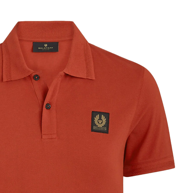Belstaff - SS Polo Shirt in Red Ochre - Nigel Clare