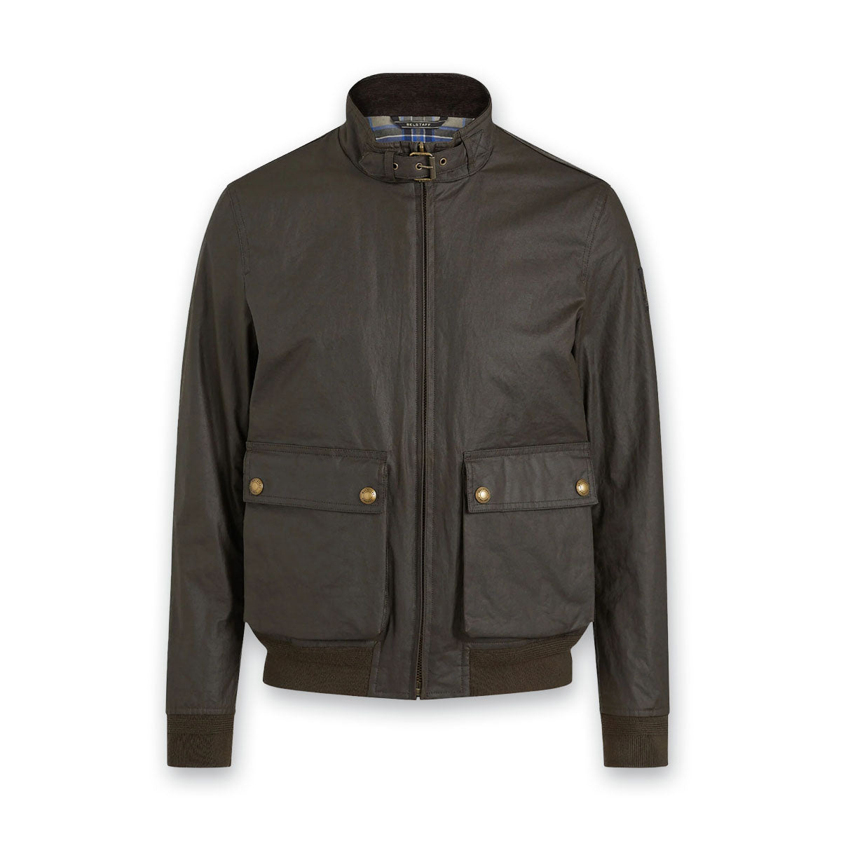 Belstaff Scouter Wax Jacket in Faded Olive Nigel Clare
