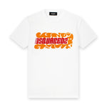 DSQUARED2 - Wave Logo Cigar T-Shirt in White - Nigel Clare