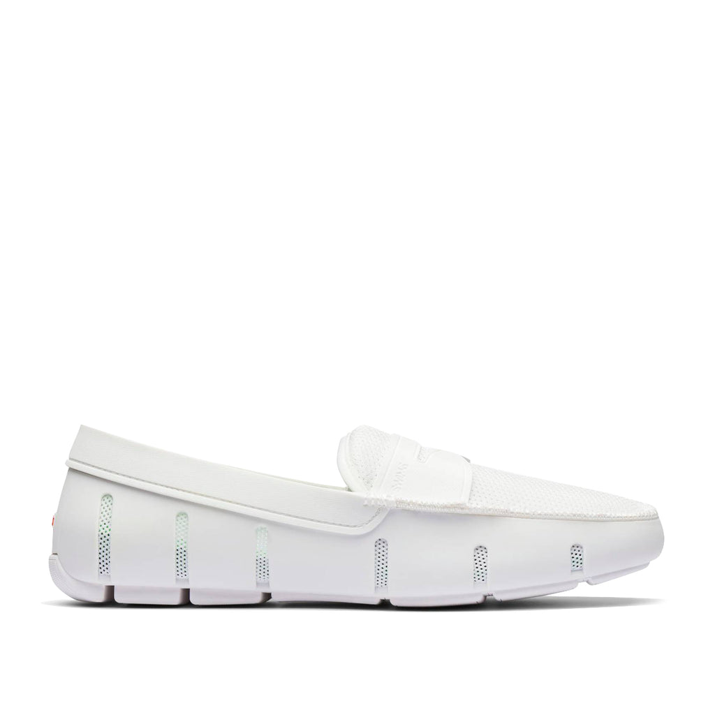 Swims - Penny Loafers in White - Nigel Clare