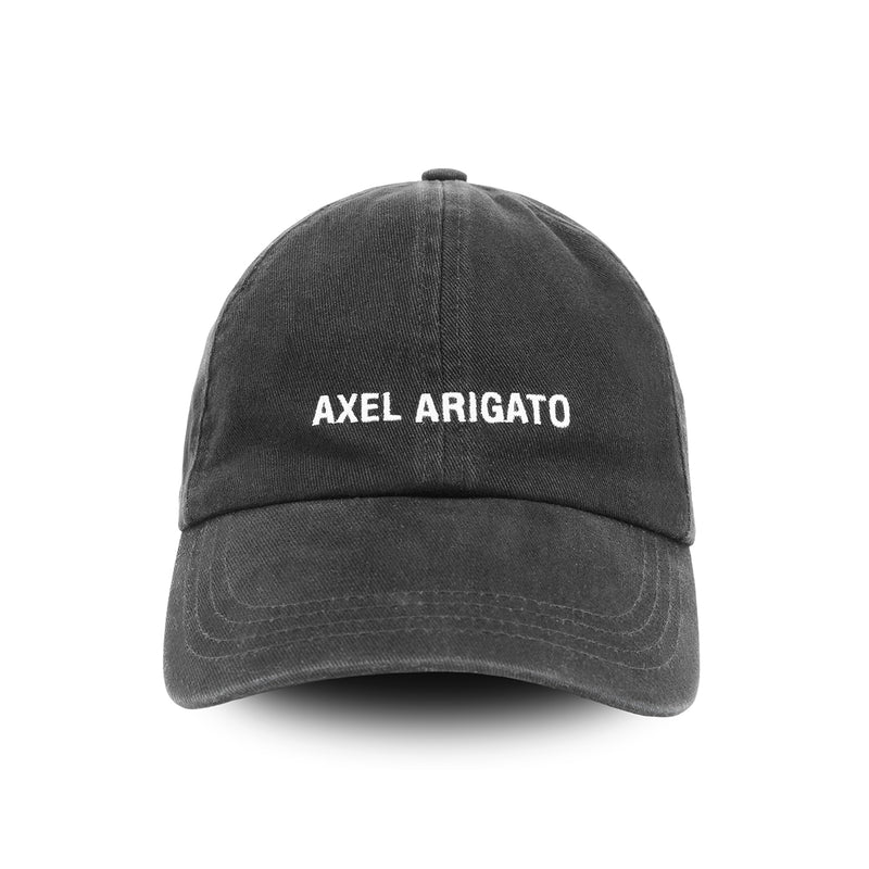 Axel Arigato - Logo Cap in Washed Black - Nigel Clare