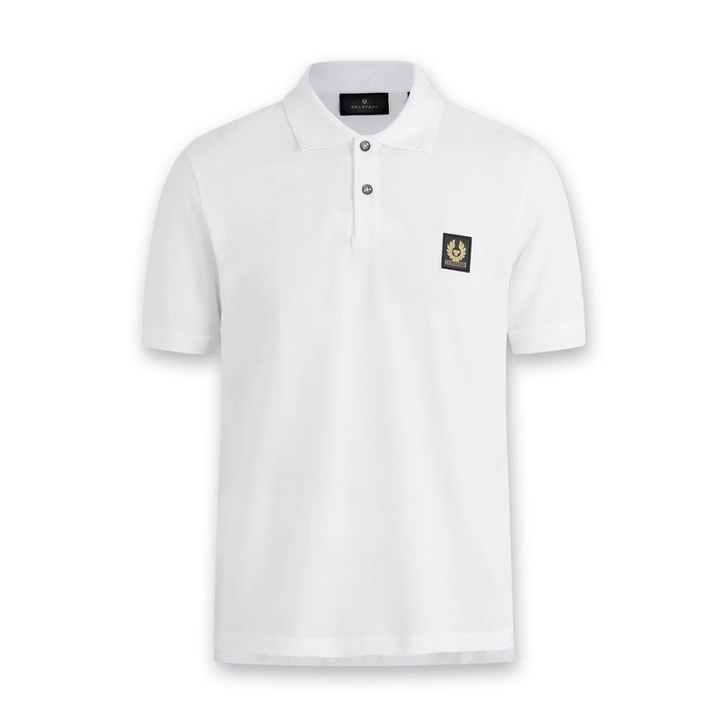 Belstaff - SS Polo Shirt in White - Nigel Clare