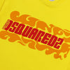 DSQUARED2 - Wave Logo Cigar T-Shirt in Yellow - Nigel Clare